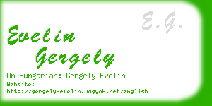 evelin gergely business card